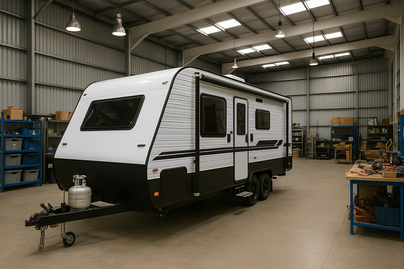 Caravan repairs workshop
